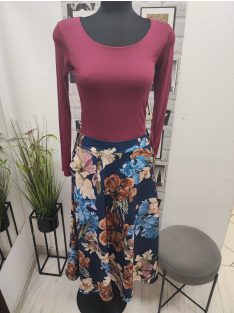 141W LILY hosszú ujjú felső (mély vörös)