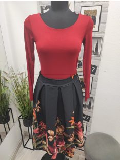 141W LILY hosszú ujjú felső (piros)