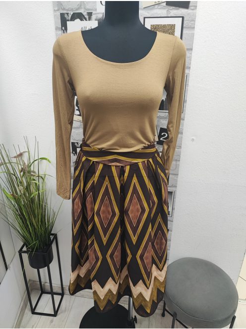 141W LILY hosszú ujjú felső (homokarany)