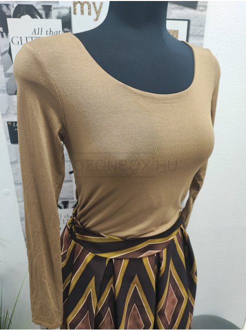 141W LILY hosszú ujjú felső (homokarany)