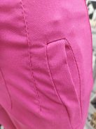 16589 ZARA magasdrekú SLIM FIT nadrág pink színben