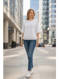 17654 Solenne Bloom felső (fehér)