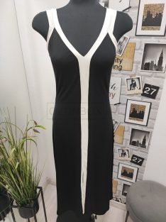 20531 GIORGIA spagettipántos maxi ruha (fekete)