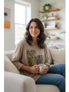 22668 Giulietta – Bézs Los Angeles mintás ruha