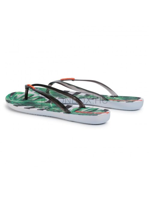 26426-21364  Ipanema Wave Natural női papucs fekete/fehér/zöld