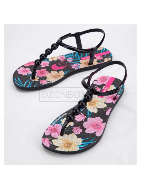 27021-AI782 Ipanema Class Frida Kahlo női szandál (fekete-rózsaszín-sárga)