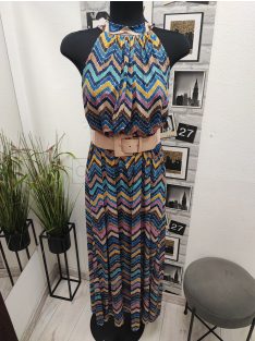 2942 Francesca maxi ruha (színes cikcakk mintázat)
