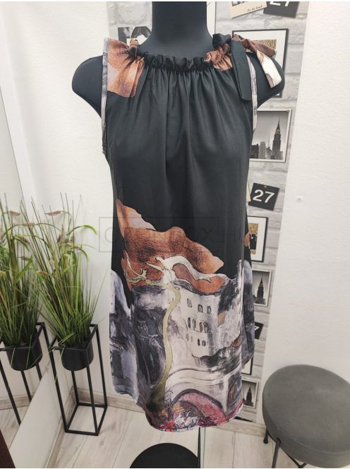 3048 Eleonora ruha – az elegáns festői nyár (fekete)
