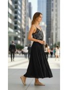 31034 VALERIA – fekete, légies maxi szoknya