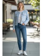 35316 Marcelline tweed blézer (pasztell kék)