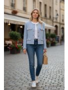 35316 Marcelline tweed blézer (pasztell kék)