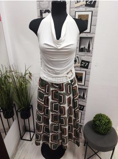41860 Alessia – elegáns cseppnyakú női felső (fehér)
