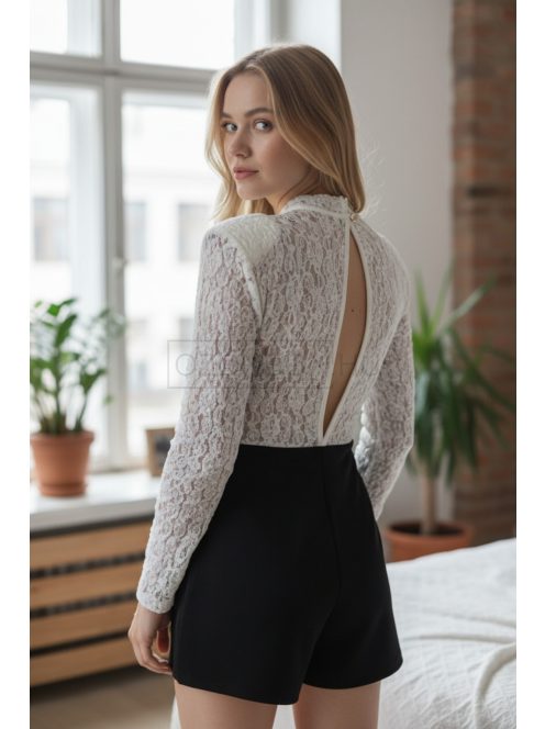 45061 Seraphine miniruha (fehér-fekete)