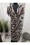 4634 Isabella – elegáns maxi ruha (kakaó zebra)