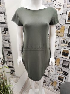4872 EMILI rövid ujjú egyszínű miniruha keki
