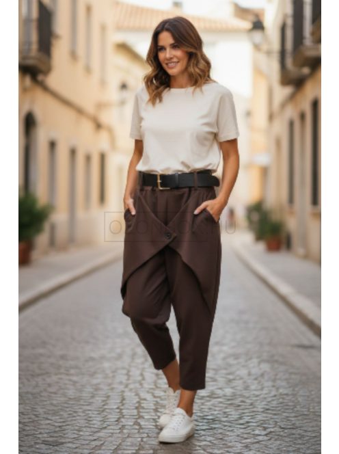 51097 Isadora barna Laza Nadrág – Origami Edition