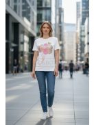 5256 Seraphina Urban nyomott póló (pink léggömb)