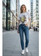 5256 Seraphina Urban nyomott póló (sárga robogó)
