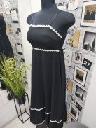 55229 MARINA pántos maxi ruha (fekete)