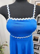 55277 MARINA pántos miniruha (királykék)