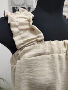57518 SIENNA Belted Dress – női ruha (lágy bézs)