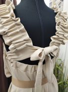 57518 SIENNA Belted Dress – női ruha (lágy bézs)