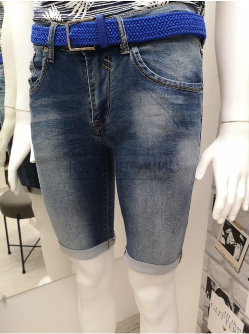 575 Férfi LEOX farmer bermudanadrág kék