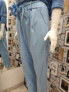 6120 LORENZA gumis derekú zsebes nadrág (babakék)