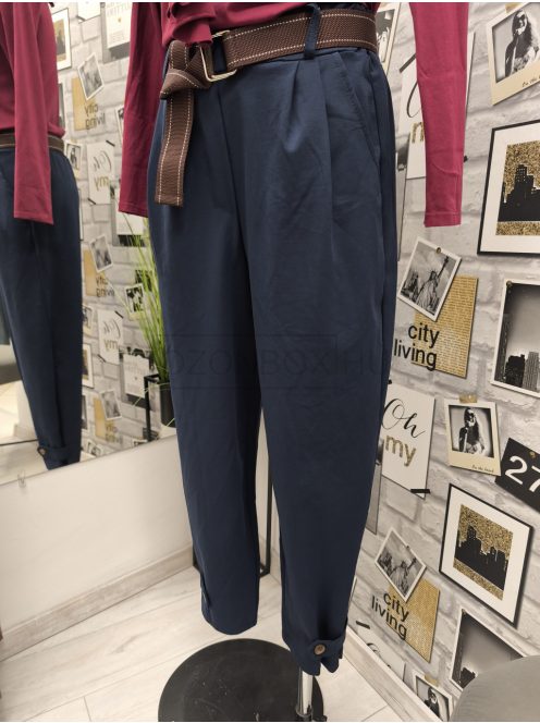 6224 Lucinda – kék lezser bő szárú nadrág