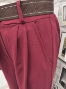 6224 Lucinda – Bordó lezser bő szárú nadrág