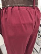 6224 Lucinda – Bordó lezser bő szárú nadrág