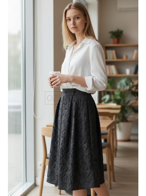 68112 Isolde midi szoknya (fekete)