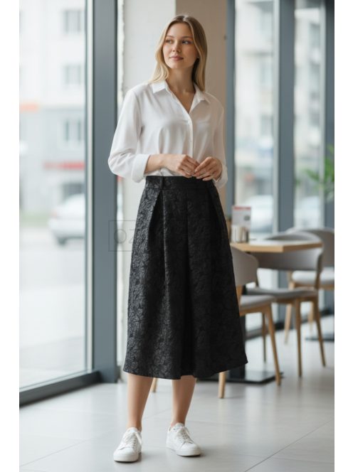 68112 Isolde midi szoknya (fekete)