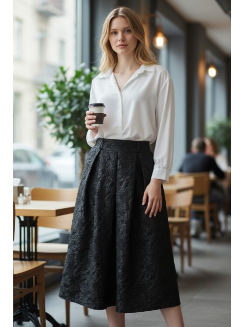 68112 Isolde midi szoknya (fekete)