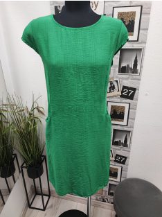   7715 SIENA – Strukturált textúrájú nyári ruha (fűzöld)