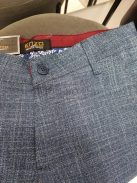7727 Férfi SLIM FIT kék kockás nadrág