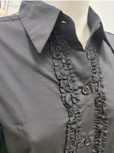 8-853 MONA lezser blúz (fekete)