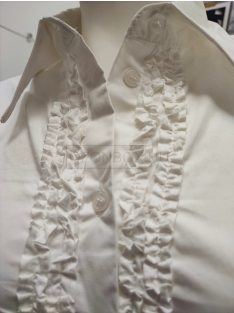 8-853 MONA lezser blúz (fehér)