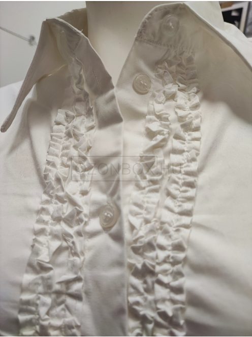 8-853 MONA lezser blúz (fehér)