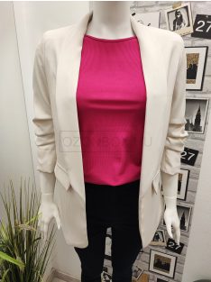   80172 VIOLET karcsúsított szmokinggalléros blézer krém színben