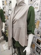 8691 LIA gombos ferde mellény bézs színben