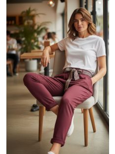 8922 Carmela – Bordó öves nadrág