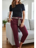 8922 Carmela – Bordó öves nadrág