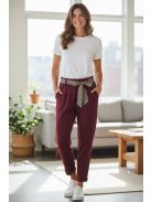 8922 Carmela – Bordó öves nadrág