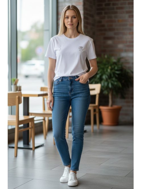 9-2055 Nerina five Basic felső – letisztult, nőies alapdarab (fehér)