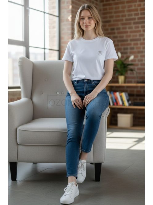 9-2055 Nerina five Basic felső – letisztult, nőies alapdarab (fehér)