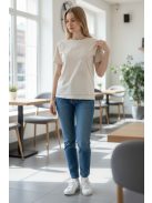 9-2335 Avelisse hímzett női felső (bézs)