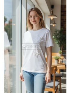 9-2335 Avelisse hímzett női felső (fehér)