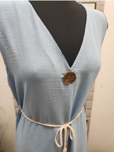 91462 Serena – babakék nyári ruha tassel-övvel