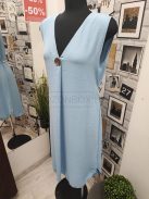 91462 Serena – babakék nyári ruha tassel-övvel